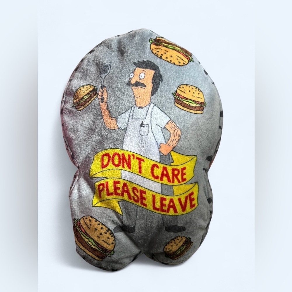 Bob’s Burgers Dad BOB BELCHER Shaped 10” Plush - Picture 2 of 3